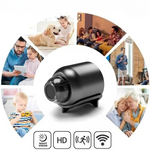 Compact 1080p HD Surveillance Camera - Wi-Fi & 4G Connectivity, App Control, Night Vision, and Motion Alarm