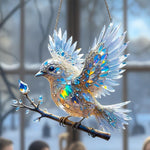 Crystal Bird Window Ornament – Sparkling Light Reflections for Your Home