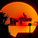 Stylish Projector Lamp with Sunset Effect for Living Spaces