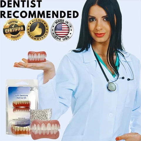 Flexible Silicone Prosthesis Adjustment Set | Comfortable Fit for Upper and Lower Jaw Prosthetics