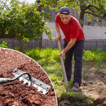 Garden Rake Made of Carbon Steel – Weed Remover, 5–8 Teeth, Sturdy & Rust-Free