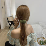 Matte Hair Clip in Nest Design | Stylish Accessory for Updos and Ponytails