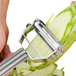 Precision Stainless Steel Multi-Use Vegetable Peeler and Julienne Slicer