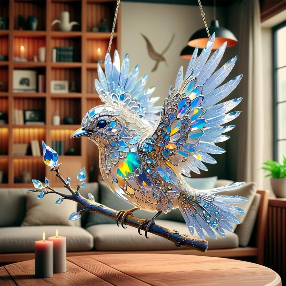 Crystal Bird Window Ornament – Sparkling Light Reflections for Your Home