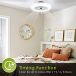 80W Ceiling Fan with Lighting and Remote Control