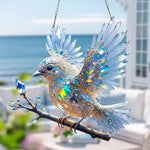 Crystal Bird Window Ornament – Sparkling Light Reflections for Your Home