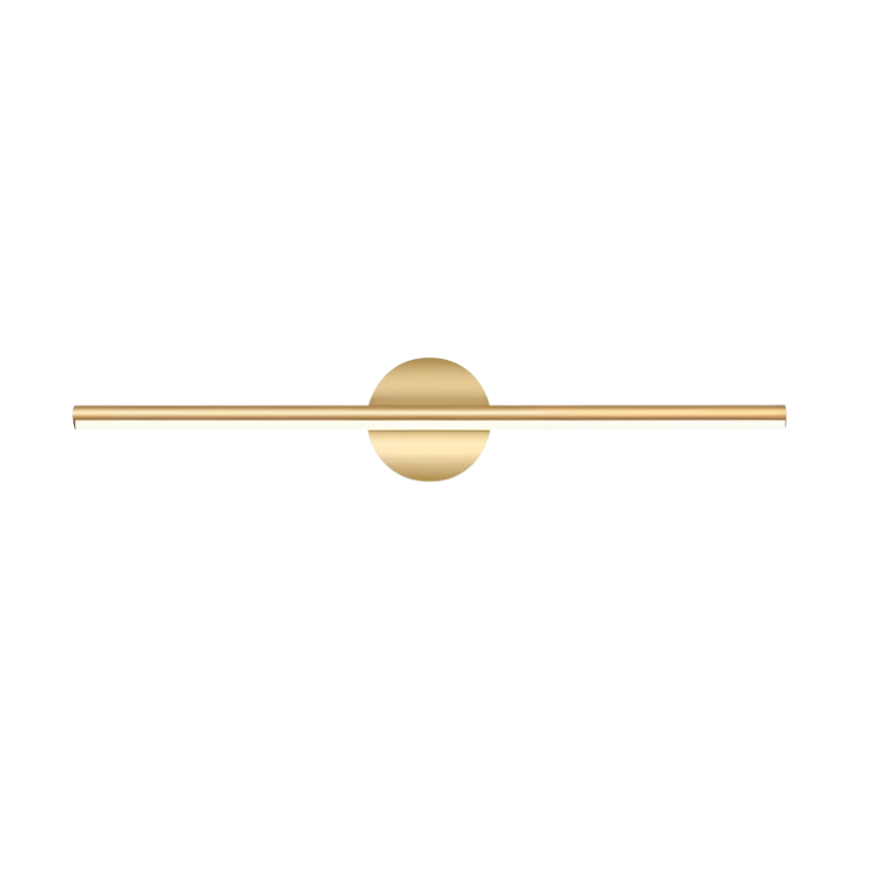 Chic LED Wall Lamp in Black/Gold