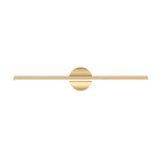 Chic LED Wall Lamp in Black/Gold