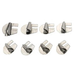 8-Piece Hemming Foot Set for Rolled Hems | Accurate Hem Guidance for Sewing Machines | Suitable for Lightweight to Heavy Fabrics