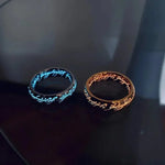 Glow Ring | Glowing Elvish Script | Available in Multiple Colors
