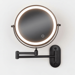 LED Magnifying Mirror with Adjustable Lighting and Rechargeable Battery