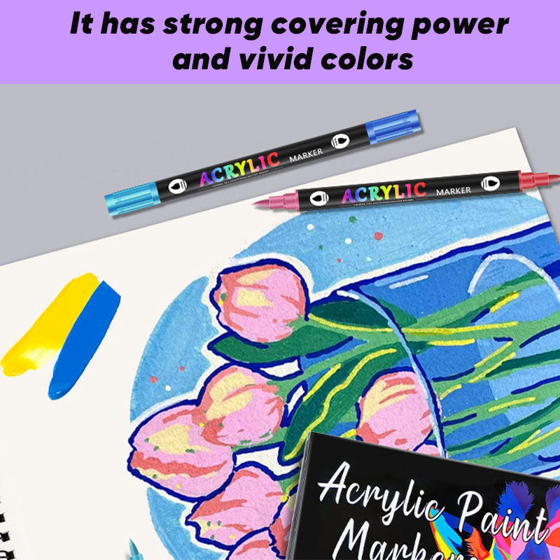 Set of Acrylic Paint Markers