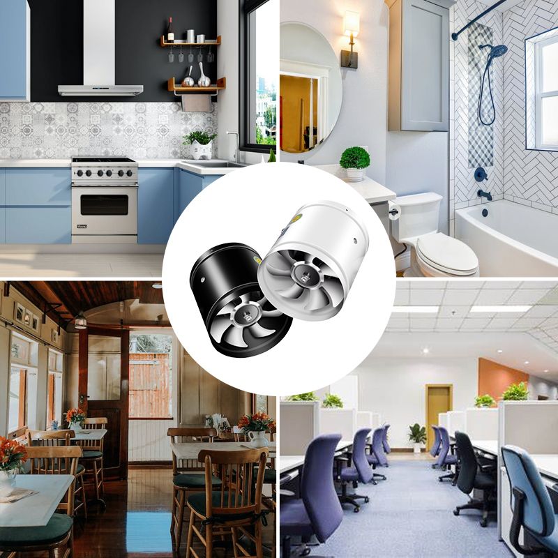 High-Performance, Versatile, Quiet Exhaust Fan with Strong Suction Power