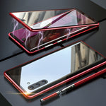 Magnetic Tempered Glass Double-Sided Phone Case for Smartphones