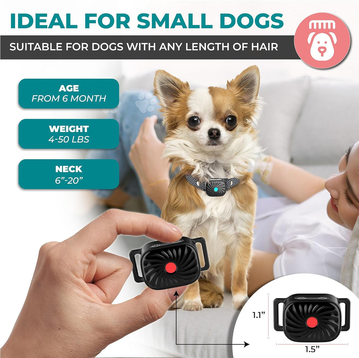 Small Dog Anti-Bark Collar