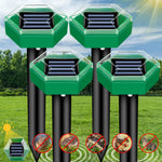 4-Pack Ultrasonic Mole Repellent