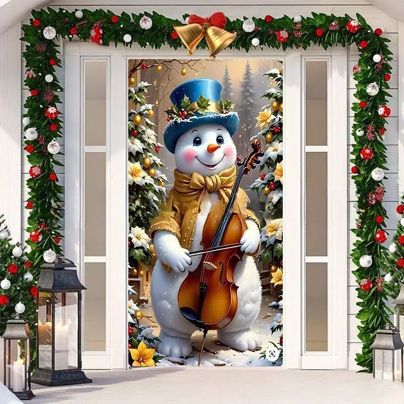 90x200cm Festive Door Decoration – Now Available at 50% OFF