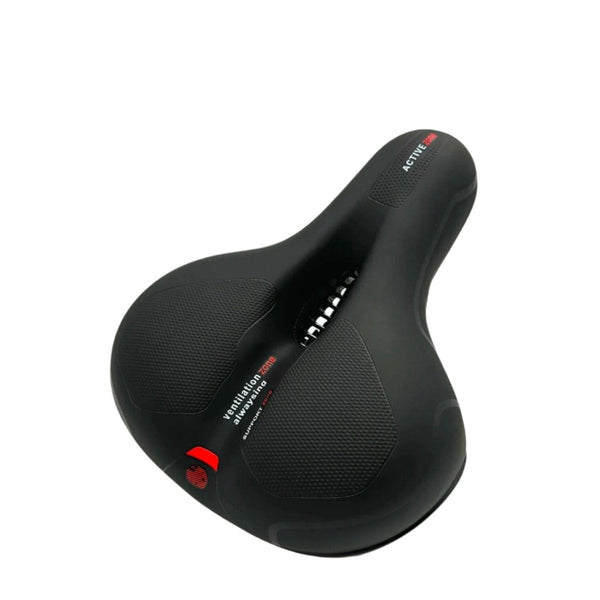 CloudComfort Pro Bicycle Saddle | Pressure-Relieving Memory Foam | Black