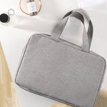 Compact Water-Resistant Travel Cosmetic Organizer | Features 4 Compartments & 360° Hook | Suitable for Men & Women