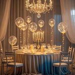 Set of 10 Warm White LED Balloons for Parties and Weddings