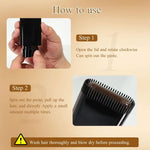 Root Touch-Up Color Stick - Buy One, Get One Free | Gray Hair Coverage with Comb Applicator | Quick Hair Color for On-the-Go