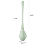Contemporary Flexible Silicone Toilet Brush