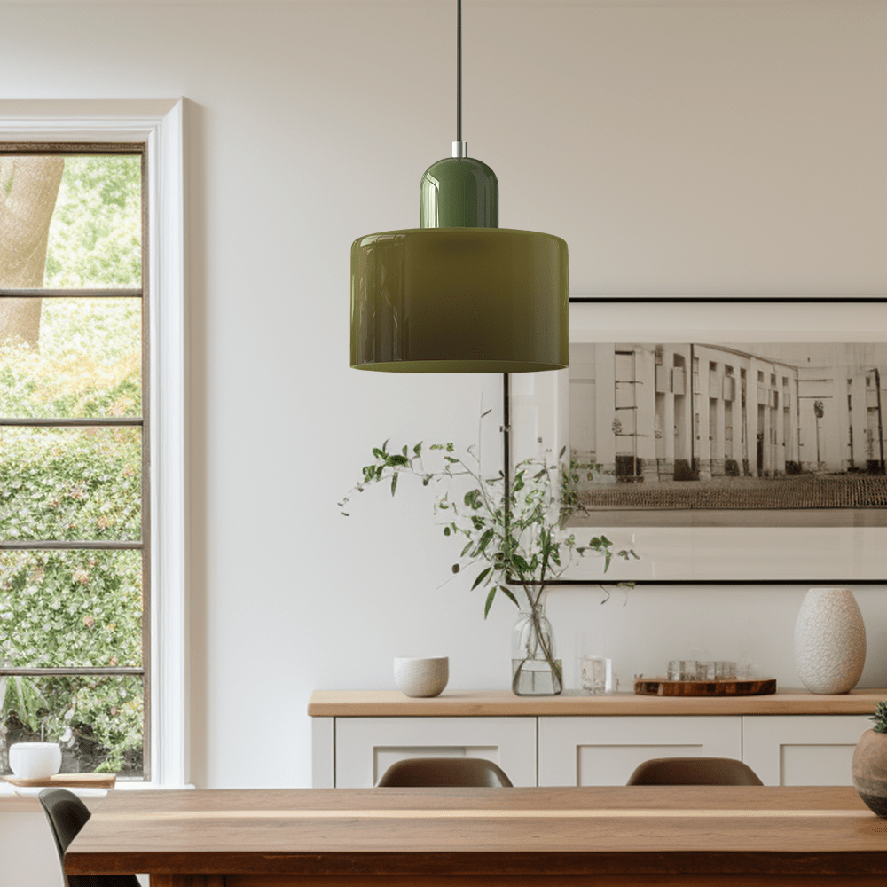 Bauhaus Style Pendant Light, Modern Design, Metal Finish, Ideal for Living Room