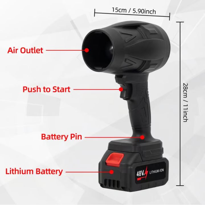 Cordless Rechargeable Air Duster | Portable Cleaning Blower for Electronics and Home