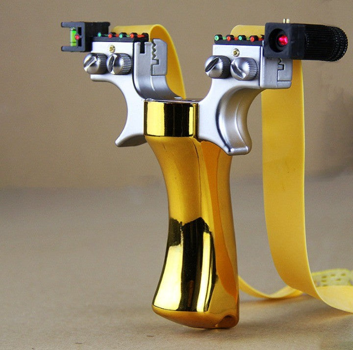 High-Precision Laser Lock Slingshot
