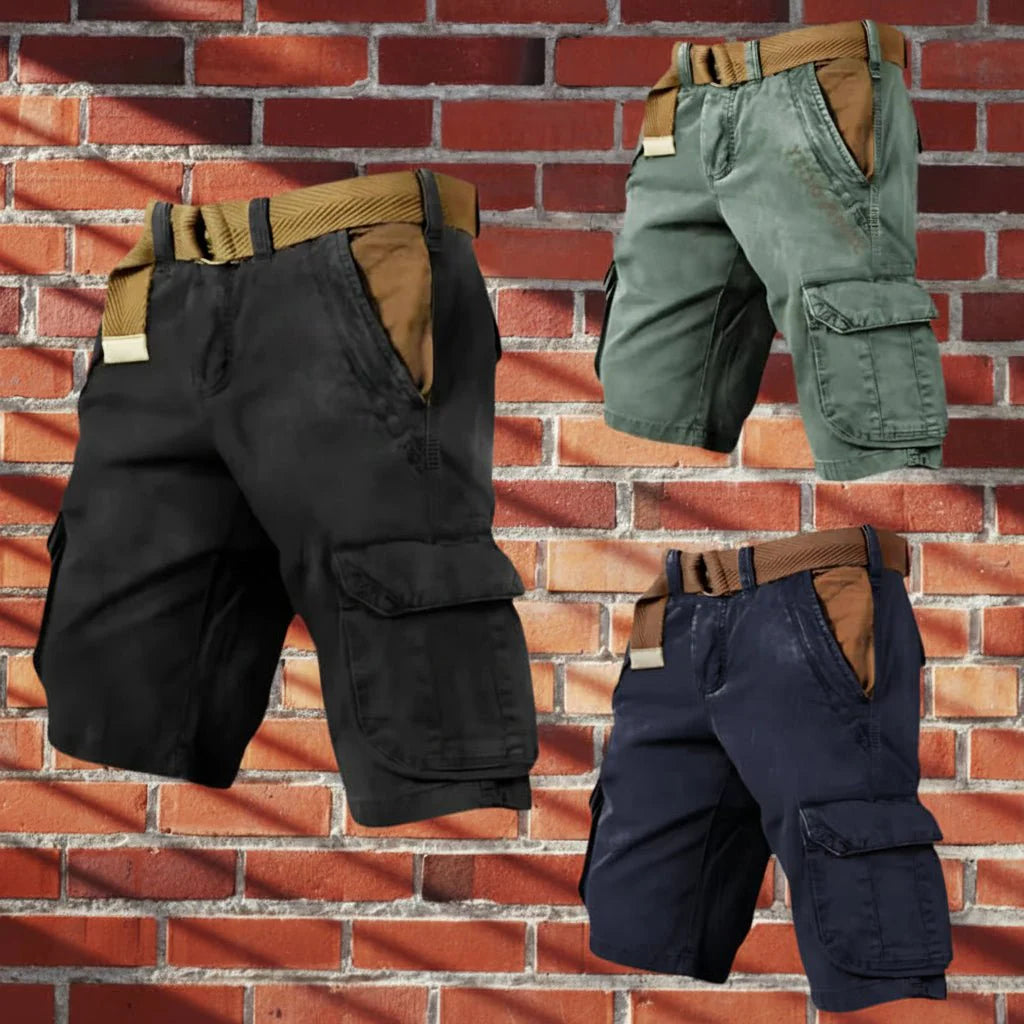 Comfortable Cargo Shorts with Multiple Pockets for Men