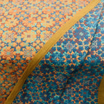 Blue Patterned Six-Layer Cotton Quilt – Comfort Blanket