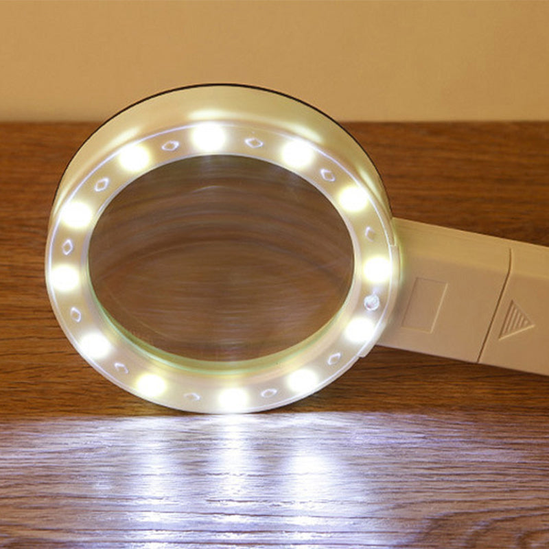 30x Magnifying Glass with LED Light