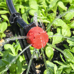 Adjustable Drip Irrigation System for Plants | 360° Water Control | Set of 100 Irrigation Droppers for Gardens, Raised Beds, and Flower Pots