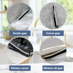 Hard Bristle Grout Cleaning Brush for Tiles & Bathrooms | Ergonomic Design for Kitchen & Bathroom Use | Effective Dirt Removal Tool