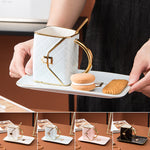320ml Handbag Mug with Gold Rim | 50% OFF
