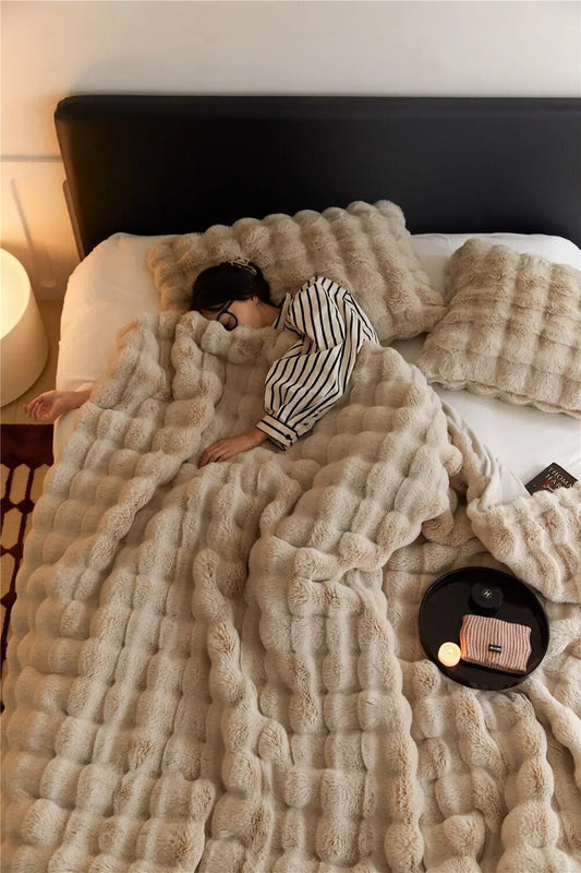 Reversible Fleece Blanket | Year-Round Warmth | Soft and Cozy
