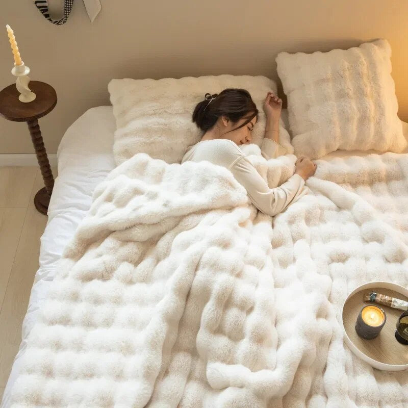 Reversible Fleece Blanket | Year-Round Warmth | Soft and Cozy