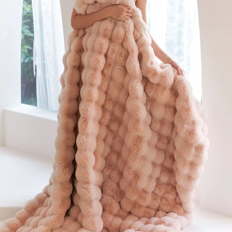 Reversible Fleece Blanket | Year-Round Warmth | Soft and Cozy