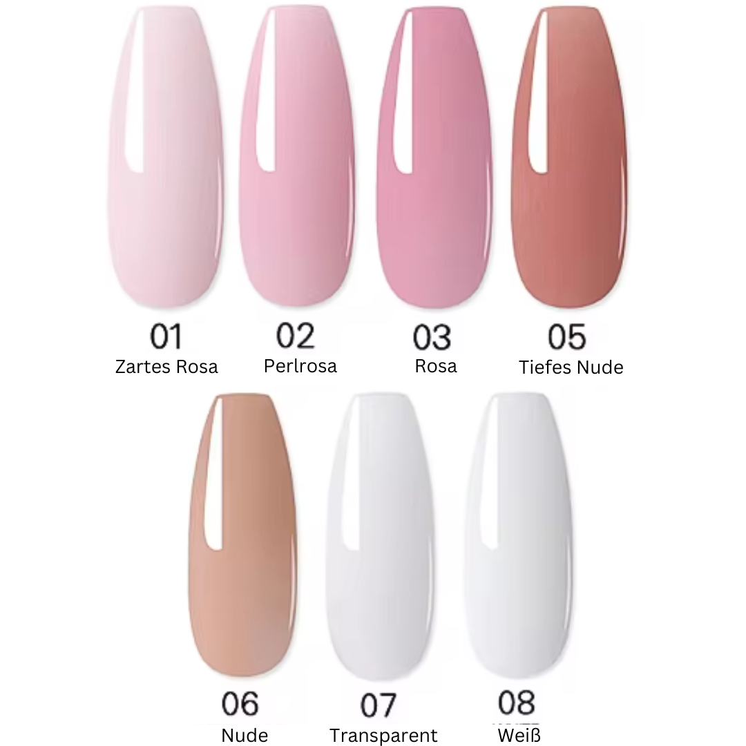 Nail Extension Kit with Gel and Tips | DIY Set for Natural, Long-Lasting Results