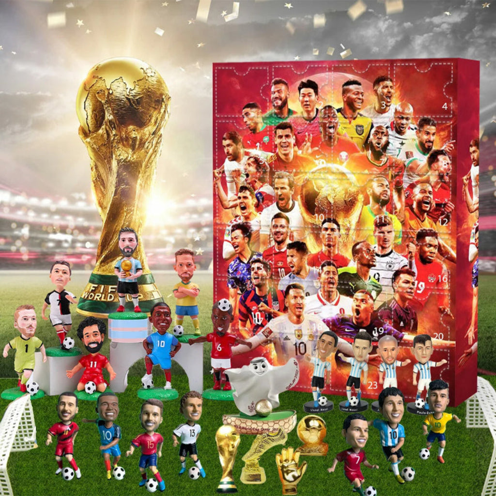 Soccer Figure Set Advent Calendar Toy Gift Idea for Fans
