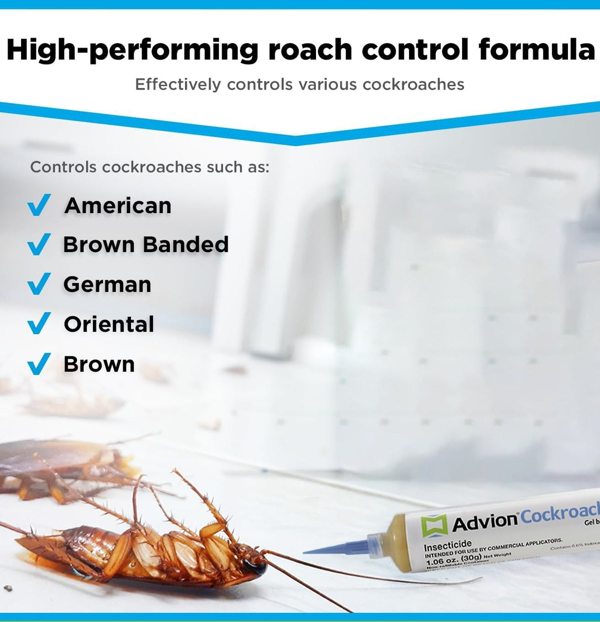 Non-Toxic Cockroach Gel Bait, Effective Cockroach Killer, Pest Control Solution