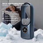 Bladeless Portable Air Cooler | Ultra-Quiet, Ergonomic Design Perfect for Home and Office Use