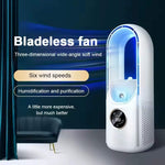 Bladeless Portable Air Cooler | Ultra-Quiet, Ergonomic Design Perfect for Home and Office Use