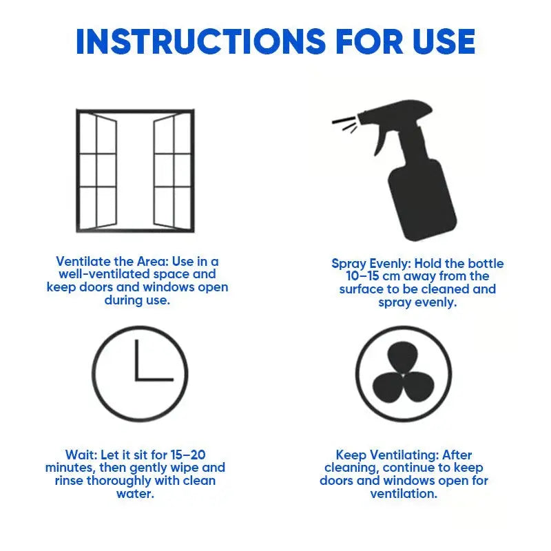 Mold Removal Spray - Effectively Eliminate Stubborn Mold and Sustainably Safeguard Your Home