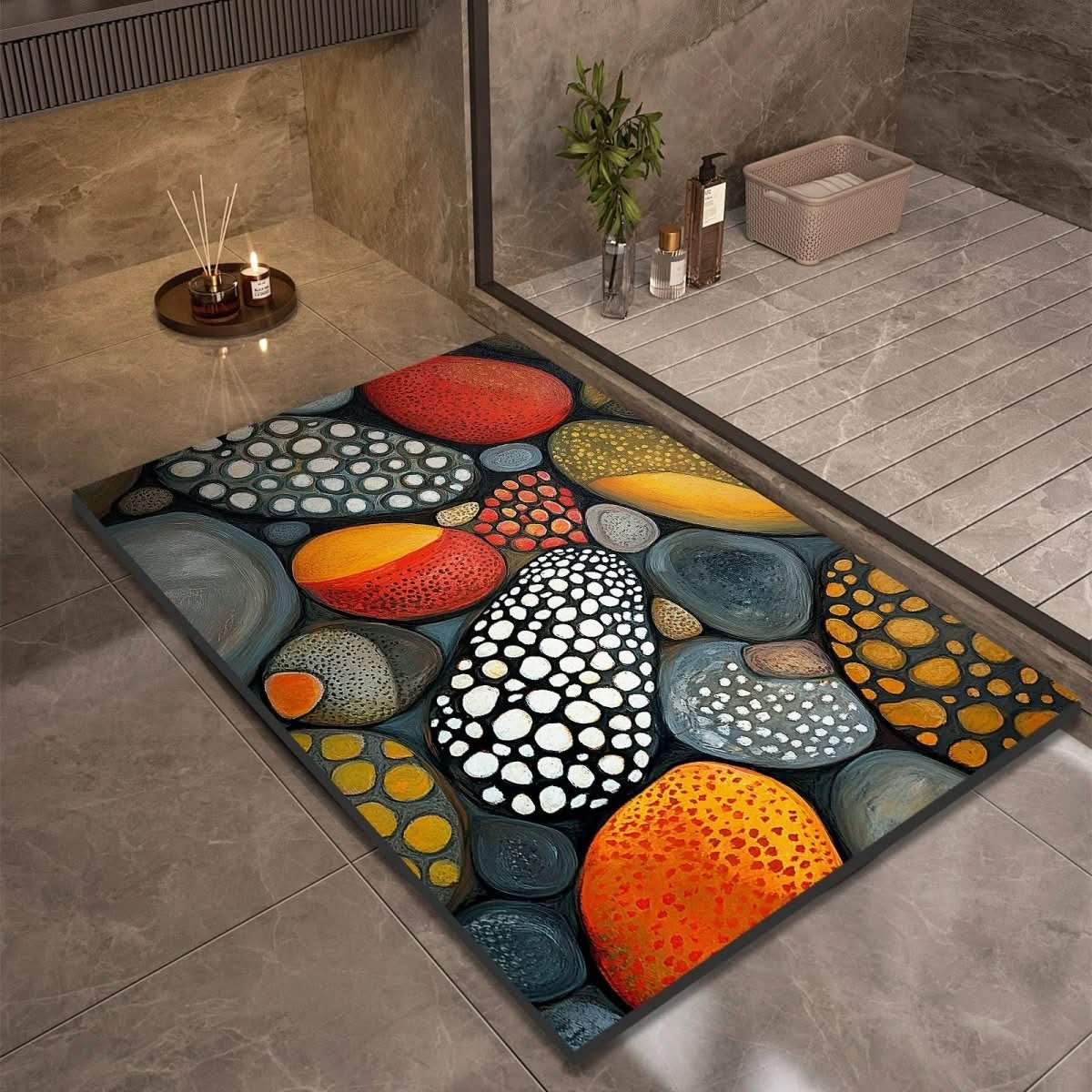 Diatomaceous Earth Bath Mat for Safety and Comfort