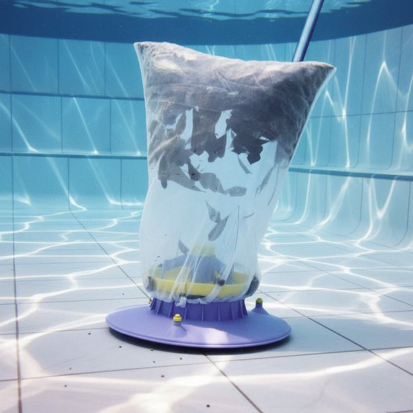 Chemical-Free Pool Cleaner with Powerful Suction for Leaves and Dirt