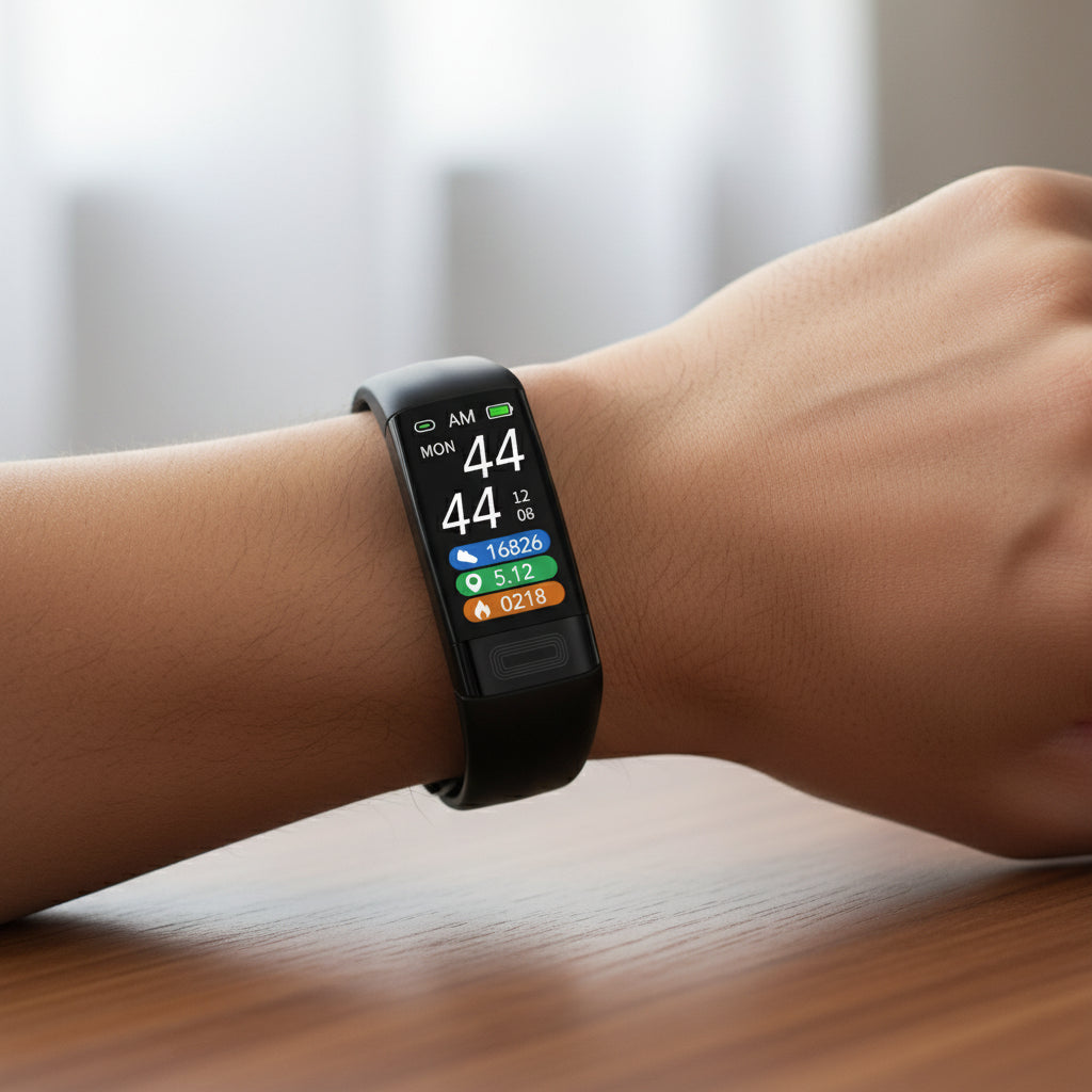 Smart Armband with Blood Pressure Measurement, ECG & Heart Rate Monitor