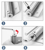 Quiet and Even Automatic Door Closer for Safe Door Closure