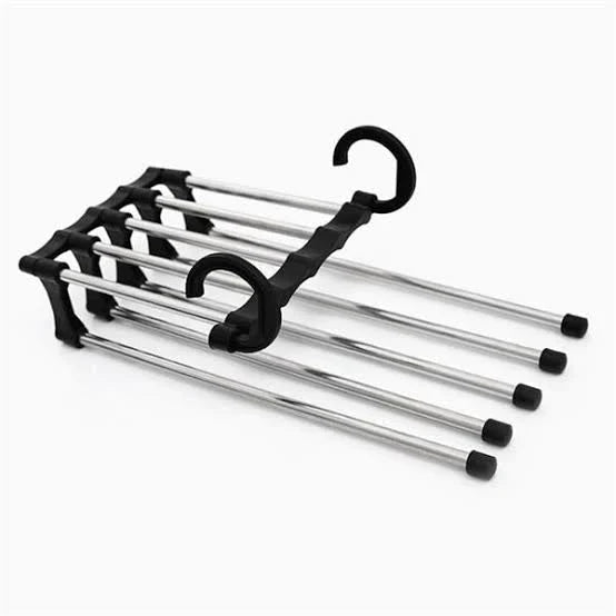 Space-Saving 5-in-1 Foldable Hanger | Versatile Hangers for Closet and Travel