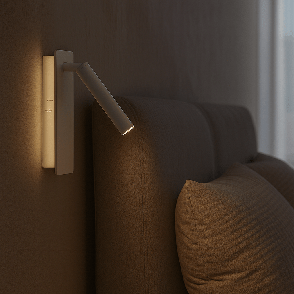 Rotatable LED Lamp for Flexible Bed Lighting